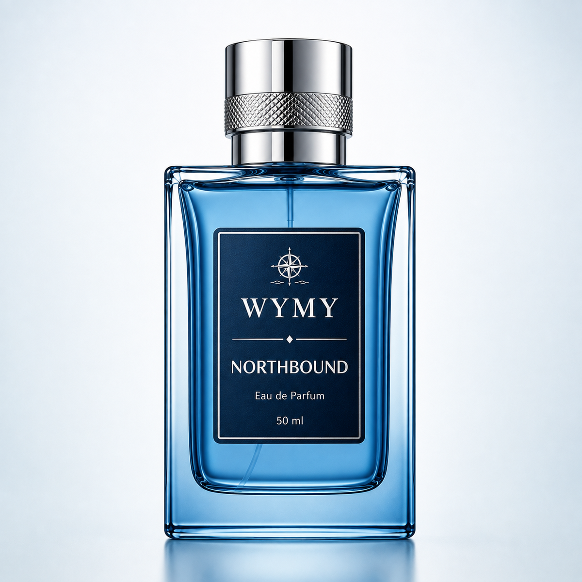 WYMY Northbound men's Eau de Parfum 50 ml blue perfume bottle